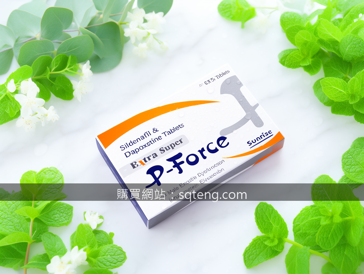 FRESH GREEN LEAVES with water droplets. Place the P-Force Sildenafil & Dapoxetin