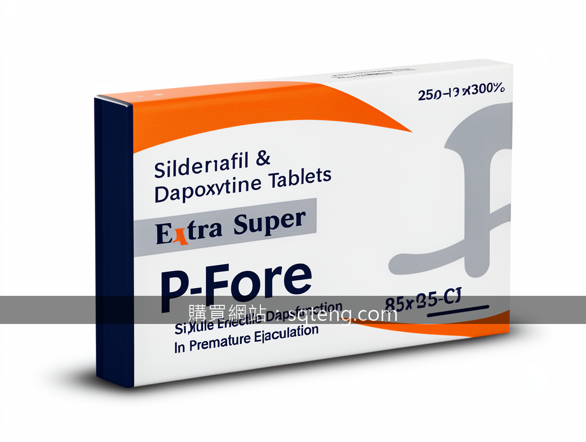 Professional e-commerce product photography. Photograph the P-Force Sildenafil &