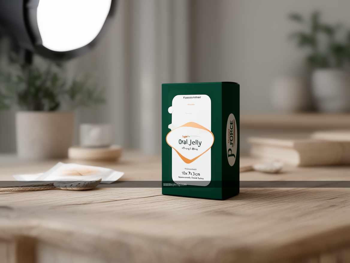 Scandinavian hygge product photography. Photograph the Super P-FORCE Oral Jelly