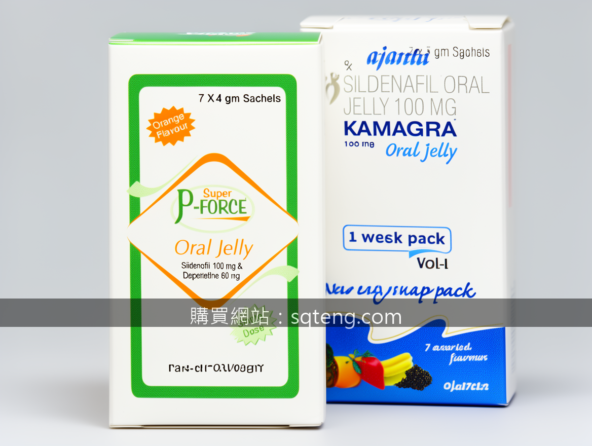 Close-up detail product photography. Photograph the Super P-Force Oral Jelly and